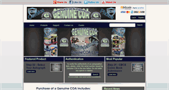 Desktop Screenshot of genuinecoa.com