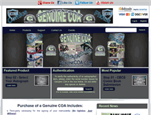 Tablet Screenshot of genuinecoa.com